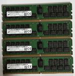 128GB (4×32GB) Micron DDR4 ECC RDIMM PC4-2666V 2Rx4 Server RAM – MTA36ASF4G72PZ