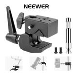 NEEWER Heavy Duty Super Clamp UA017 Aluminum For Phone Camera Lights 15kg Load