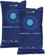 2 X  Reusable Car Dehumidifier Clear Windscreen Moisture Damp Absorber Gel Bag