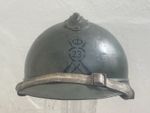 ITALIAN WW1 FRENCH ISSUE M15 CASQUE ADRIAN HELMET ORIGINAL WITHOUT LINER