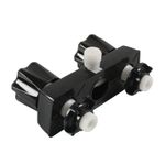Rv Shower Faucet Dual Knob Black Temperature Control Ample Water Pressure