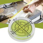 32mm Round Bullseye Precision Spirit Level Bubble Caravan, Shelves etc