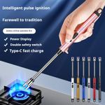 Candle Lighter Electric Arc Lighter USB Rechargeable Wand Flexible Cooking BBQ