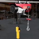 800Kg Electric Hoist Winch Scaffold Crane Workshop Garage Lifting Wired Remote 
