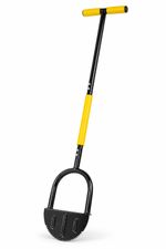 Lawn Edging Tool Manual Edger 105cm T Handle 12cm Serrated Half Moon Blade