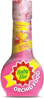 Baby Bio Orchid Food 175ml - Fertiliser for Healthy Growth and Vibrant Flowering