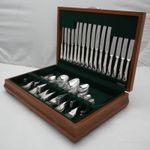 JESMOND Pattern Sheffield Made Silver Service 84 Piece Canteen of Cutlery Set