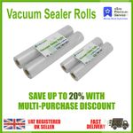 Vacuum Sealer Rolls For Food Storage Bags Textured Embossed BPA Free Sous Vide