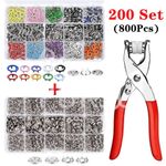 9.5mm Metal Hollow Five-Claw Snap Button For Installing Clothes Bag Sewing And D