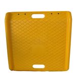 Yellow Portable Kerb Ramp 450KG (Curb Step Hand Truck Temporary Access)