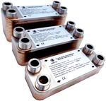 Stainless steel plates PLATE HEAT EXCHANGER brazed NORDIC TEC 25-100kW Ba-12 