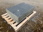 8no 90cm x 60cm x 3cm Natural Brazilian slate hearth slabs/wall coping (Ref 479)