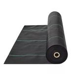 50M Long Heavy Duty Weed Control Fabric Landscape Membrane Ground Cover Woven UK