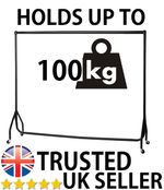 *SUPER HEAVY DUTY CLOTHES RAIL 6ft 5ft 4ft Long x 5ft High Garment Hanging Rack