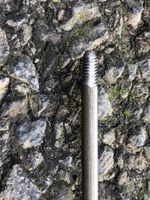 NEW 32" LONGCASE GRANDFATHER CLOCK THREADED 1/8" (5BA) BRIGHT STEEL PENDULUM ROD