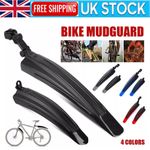 2Pcs Mountain Bike Mudguards MTB Bicycle Mud Guard Tire Fender Front Rear Set