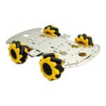 Robot Chassis Kit for Arduino-Based For 4WD Cars with 4x Couplings and Screws
