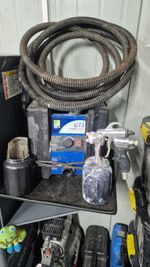 Q Tech QT3 3-Stage HVLP Turbine Sprayer Machine With Gun And Hose 110V