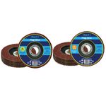 10x Flap Discs 115mm Sanding 40 80 Grit Grinding Wheels Discs 4.5" Uk