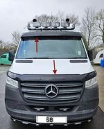 Mercedes Sprinter 2018-2024 Sun Visor, Bonnet Wind Stone Deflector
