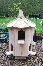 dovecote bird house six sided 