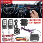 Car Keyless Entry Engine Start Alarm System Push Button Remote Starter Stop Kit