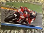 CASEY STONER HAND SIGNED 12X8” PHOTO HONDA RACING 2 X MOTOGP CHAMP DUCATI PROOF