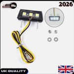 Universal Number Plate Motorbike Motorcycle white LED Lights