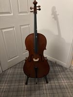 Primavera 1/2 Size Cello + two primavera Bows & Soft case 