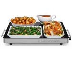 CHEFMAN RJ22-TC-V3-UK Electric Warming Tray - Black