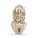 Holy Water Font with Cross Christian Holy Water Font Devotional for Entryway