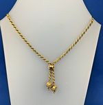 Gold Metal Rope Lariat 36.7g RESERVE FOR CUSTOMER JANIE
