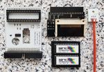 ZX Spectrum +3 IDE Interface complete with CF Card Reader & Bi-LED