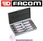 FACOM MICRO-TECH 8-PIECE PRECISION SCREWDRIVER SET TORX, T5 - T20 - AEX.J2 