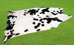 100% Genuine Cow hide Rug Area Carpet Skin Leather 28.81 sq.feet (68"x61") A 94