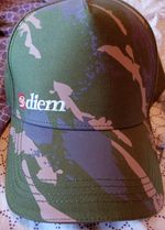 Diem Angling Carp Fishing Cap Hat One Size Camo Olive Snapback Trucker NEW