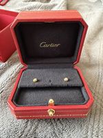 Cartier d’Amour Medium Model Diamond Stud Earrings 18K Gold B8041600