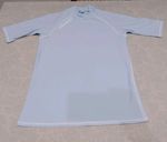 Triboard Women's Blue Rash Vest UV Sun Protection  Short Sleeve - Size L-XL