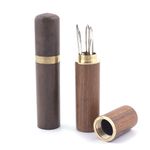 Wooden Needle Storage Tube for Hand Sewing Needles DIY Solution