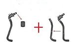 2 x FORD TRANSIT V 184 2.0 TDCI INTERCOOLER TURBO HOSE PIPE 1C156K683AM 4748199 