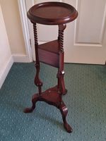 Victorian style mahogany plant stand good condition 86cmx40cm