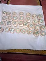 J & P Coats Chain 6 Cord Cotton Thread Beige Sewing Machine Lot of 30
