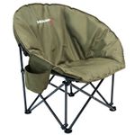 MoverX Lightweight Moon Camping Chair - Khaki, Capacity 150kg