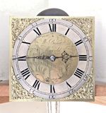 Longcase Clock, 9 3/4 Inch Dial, bird cage, 30 hr or 6 days not striking C 1740,