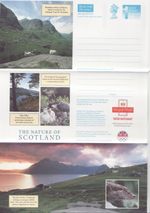 GB Stamps Aerogram / Air Letter APS90 - 1st NVI Nature of Scotland Issue 1992