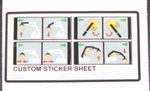 Custom Decal for 8868 Replacement Sticker Sheet 