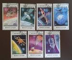 Mongolia 1988 Spacecraft & Satellites Stamp Issue, 7v Set Used LH