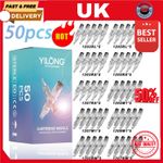 Tattoo Cartridge Needles Mixed 50Pcs Round Liner Shader Magnum for Pen Machine