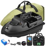 500M GPS Fishing Bait Boat 3 Hoppers Hook Carry Boat LCD Fishfinder With Sonar