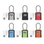 Key Lock Box Key Security Box Weatherproof Removable Chain Inside Size